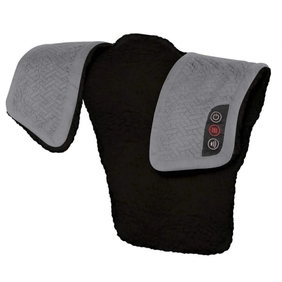 NIB-Homedics Weighted Comfort Wrap with Adj.Vibration and Soothing Heat - Picture 4 of 5